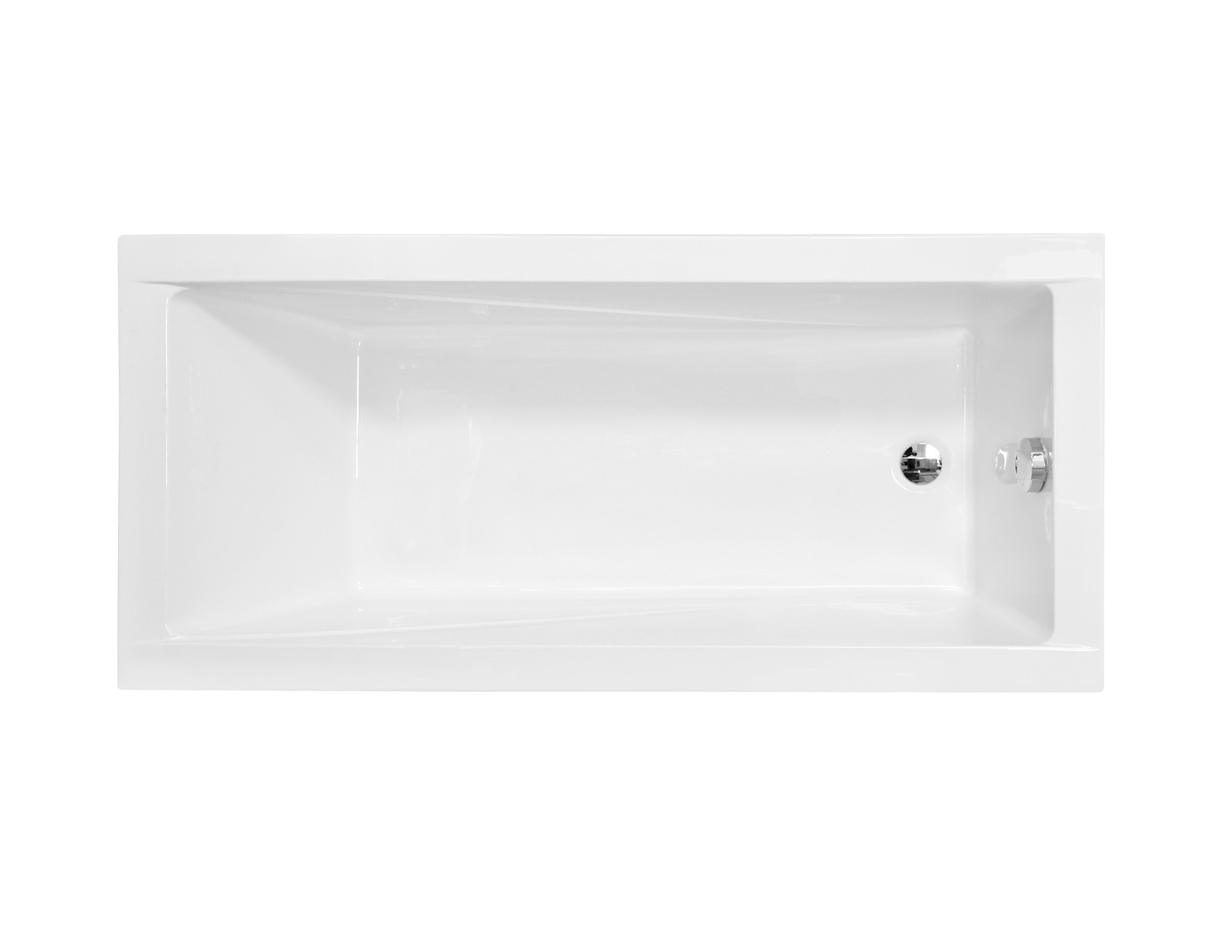 Akrilinė vonia Besco Modern Slim 150x70,160x70, 170x70, 180x80
